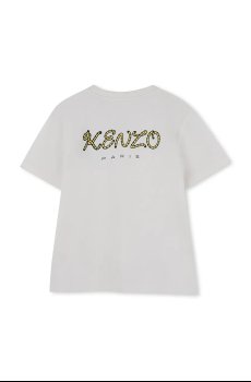 Детская хлопковая футболка Kenzo Kids