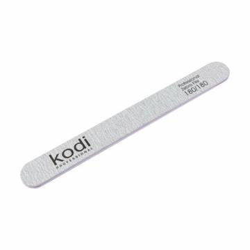 Пилка для ногтей Kodi Professional 136, 180/180 грит, прямая, светло-серая, 178*19*4 мм Пилка для ногтей Kodi Professional 136, 180/180 грит, прямая, светло-серая, 178*19*4 мм