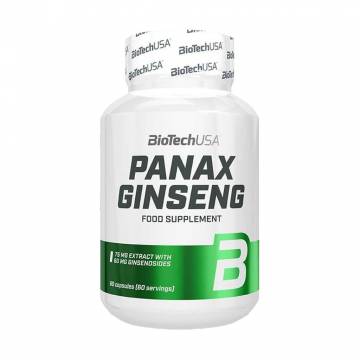 Женьшень BioTech USA Panax Ginseng, 60 капсул