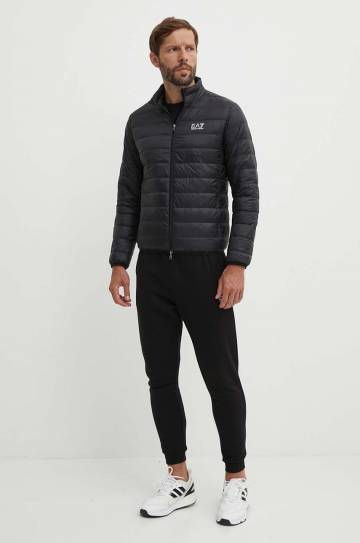 Пуховая куртка EA7 Emporio Armani мужская цвет чёрный переходная PNGPZ.8NPB23 Пуховая куртка EA7 Emporio Armani мужская цвет чёрный переходная PNGPZ.8NPB23