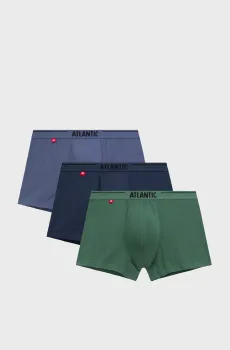 Мужские боксеры (3 шт) Разноцветный XL Atlantic 3MH-011