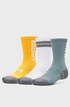 Носки (3 пары) UA Perf Tech Nov 3pk Crew Разноцветный 36.5-42 Under Armour 1379515-587