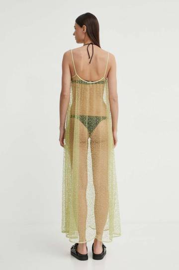 Платье Samsoe Samsoe SAMALLY цвет зелёный maxi прямое F24200141 Платье Samsoe Samsoe SAMALLY цвет зелёный maxi прямое F24200141