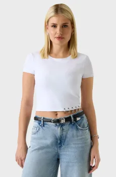 Женский белый топ Белый M Guess W6GP11.K2933;G011