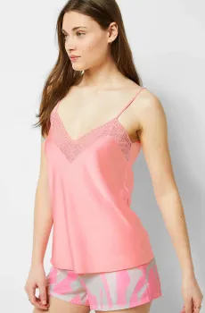 Женский розовый топ FARNIENTE Розовый L Etam 6538956