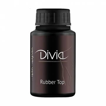 Каучуковый топ для гель-лака Divia Rubber Top, 30 мл Каучуковый топ для гель-лака Divia Rubber Top, 30 мл