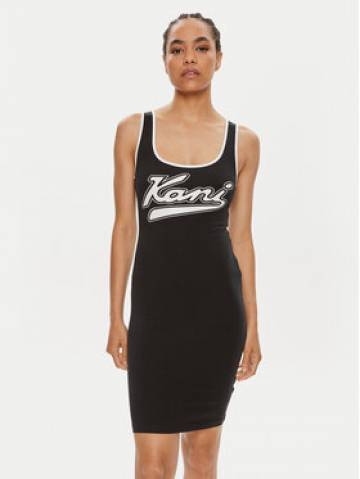 Karl Kani Літня сукня Varsity 6160828 Чорний Slim Fit Karl Kani Літня сукня Varsity 6160828 Чорний Slim Fit