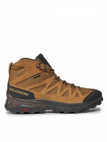 Salomon Трекінгові черевики X Ward Leather Mid GORE-TEX L47181800 Коричневий Salomon Трекінгові черевики X Ward Leather Mid GORE-TEX L47181800 Коричневий