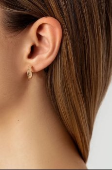 Позолоченные серьги Lilou Etno
