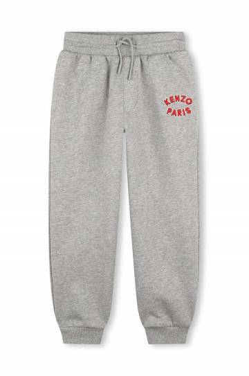 Детские спортивные штаны Kenzo Kids цвет серый меланж K60793 Детские спортивные штаны Kenzo Kids цвет серый меланж K60793