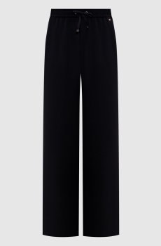 Черные брюки с логотипом