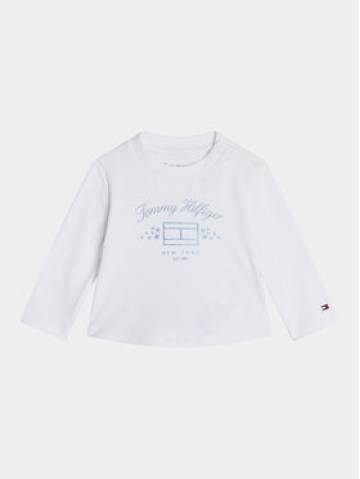 Tommy Hilfiger Блузка KN0KN01917 Білий Regular Fit Tommy Hilfiger Блузка KN0KN01917 Білий Regular Fit