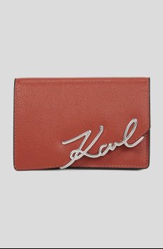 Кожаный кошелек Karl Lagerfeld K/SIGNATURE