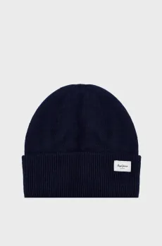 Женская темно-синяя шапка YELA Синий ONESIZE Pepe Jeans PL040360