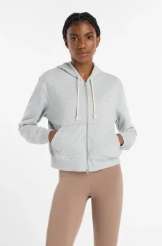 Женское серое худи Coastal Full Zip Серый L New Balance WJ53508AG