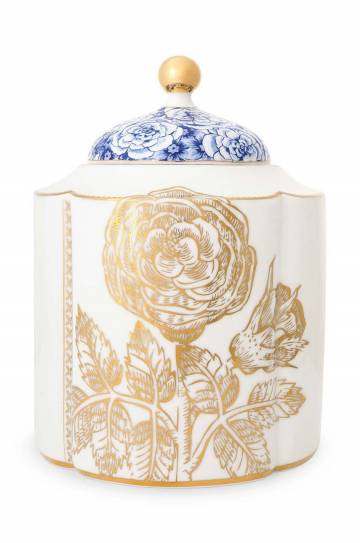 Емкость с крышкой Pip Studio Royal White Емкость с крышкой Pip Studio Royal White