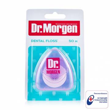 Зубная нить Dr. Morgen Dental Floss для ежедневного ухода, фиолетовый, 50 м Зубная нить Dr. Morgen Dental Floss для ежедневного ухода, фиолетовый, 50 м