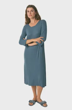 Женская бирюзовая ночная рубашка Бирюзовый S womensecret 4362326