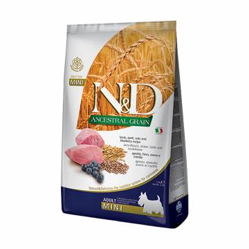 Сухой корм для собак мелких пород Farmina N&D Ancestral Grain с ягненком и черникой, 2.5 кг Сухой корм для собак мелких пород Farmina N&D Ancestral Grain с ягненком и черникой, 2.5 кг