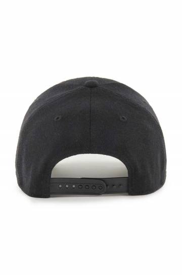 Шерстяная кепка 47 brand MLB Los Angeles Dodgers цвет чёрный с аппликацией BCPTN-CHSMS04WIP-BK97 Шерстяная кепка 47 brand MLB Los Angeles Dodgers цвет чёрный с аппликацией BCPTN-CHSMS04WIP-BK97