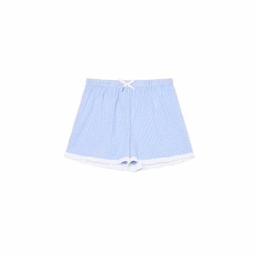 Cropp - Картаті шорти - морська хвиля Cropp - Картаті шорти - морська хвиля