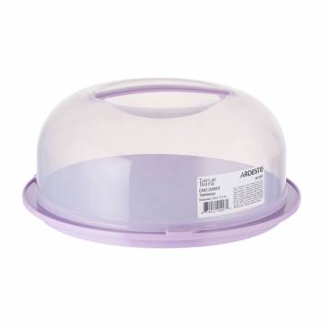 Тортовница Ardesto Tasty Baking с крышкой, лиловая, 28.4*11.5 см (AR2328LP) Тортовница Ardesto Tasty Baking с крышкой, лиловая, 28.4*11.5 см (AR2328LP)