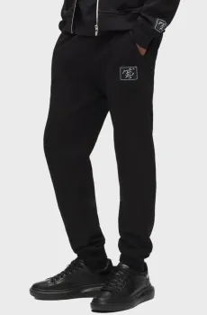 Мужские черные спортивные брюки Черный XL Karl Lagerfeld 554917.705426;990