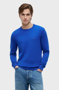 Мужской синий джемпер ESSENTIAL Синий XL Tommy Hilfiger MW0MW39999