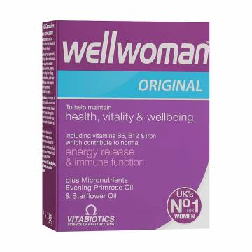 Витаминно-минеральный комплекс для женщин Vitabiotics Wellwoman Original, 30 капсул