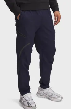 Мужские темно-синие спортивные брюки UA Unstoppable Cargo Pant Синий XXL Under Armour 1390256-410