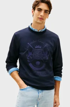 Мужской темно-синий свитшот COUNTRY CLUB Синий L Tommy Hilfiger MW0MW42492