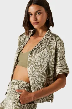 Женская рубашка с узором SILAN Разноцветный S Etam 6547960