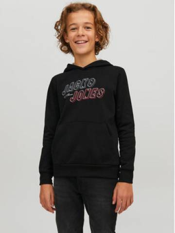 Jack&Jones Junior Світшот Friday 12219582 Чорний Regular Fit Jack&Jones Junior Світшот Friday 12219582 Чорний Regular Fit
