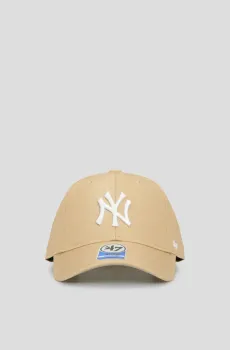 Детская бежевая кепка NEW YORK YANKEES RAISED BASIC Бежевый ONESIZE 47 Brand RAC17CTP-KH_JR