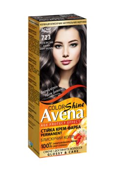 Cтойкая крем-краска для волос Acme Color Avena Shine Color 723 Пепельный шатен, 133 мл