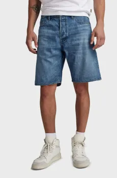 Мужские синие джинсовые шорты Dakota Short Raw Edge Синий 34 G-Star RAW D24411,D536