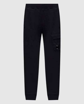 Синие джогеры с логотип патч