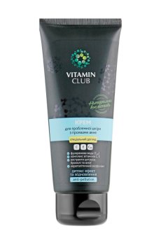 Крем для лица VitaminClub для проблемной кожи с проявлениями акне, 75 мл