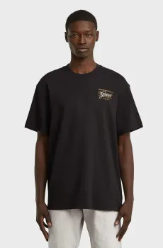 Мужская черная футболка Script Черный S G-Star RAW D28594,C812