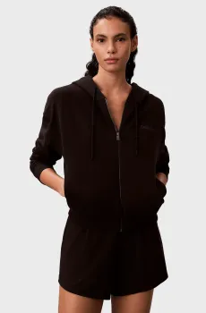 Женское черное худи FULL Черный M Calvin Klein LV00QS7513
