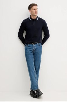 Хлопковый лонгслив BOSS H-Pleins 202