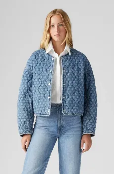 Женская голубая джинсовая куртка с узором Голубой XXS Levi’s® 001FR;0004