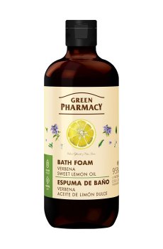 Пена для ванны Green Pharmacy Вербена и масло сладкого лимона, 500 мл
