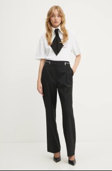 Брюки с примесью шерсти Karl Lagerfeld