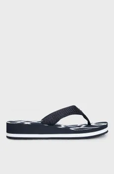 Женские темно-синие вьетнамки TOMMY ROPE M WEDGE SANDAL Синий 36 Tommy Hilfiger FW0FW07148
