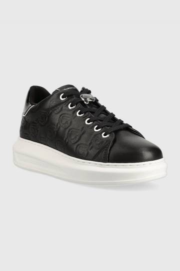 Кожаные кроссовки Karl Lagerfeld KAPRI KC цвет чёрный KL62523F Кожаные кроссовки Karl Lagerfeld KAPRI KC цвет чёрный KL62523F