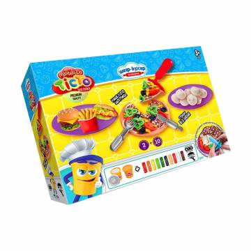 Набор теста для лепки Danko Toys Master Do Шеф-повар Кулинария Пицца средняя, от 3 лет (TMD-10-01U) Набор теста для лепки Danko Toys Master Do Шеф-повар Кулинария Пицца средняя, от 3 лет (TMD-10-01U)