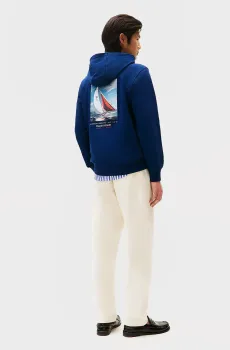 Мужское темно-синее худи COLOR PHOTO Синий M Tommy Hilfiger MW0MW39151