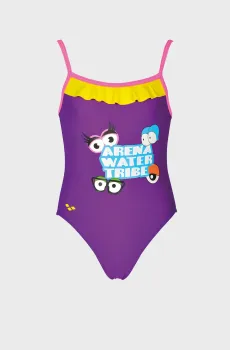 Детский фиолетовый купальник AWT ROUCHE KIDS GIRL ONE PIECE Фиолетовый 1-2 Arena 000436-989