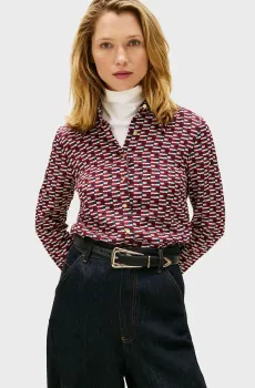 Женская рубашка с узором TWILL Разноцветный S Tommy Hilfiger WW0WW47930